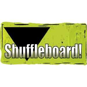  3x6 Vinyl Banner   Shuffleboard 