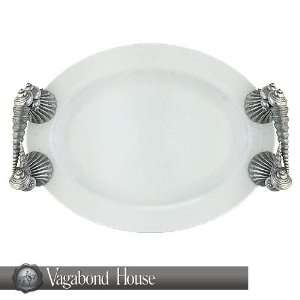    Vagabond House Pewter O306S Shell Serving Tray 
