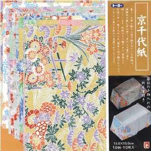  Yuzen Washi Chiyogami Origami Paper 15cm 10 sheet #1444 