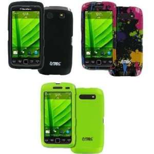   Covers (Black, Paint Splatter, Neon Green) Cell Phones & Accessories