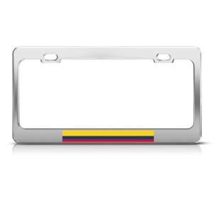  Colombia Colombian Flag Country Metal license plate frame 