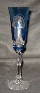 Varga Shell Sky Blue Champagne Flute  