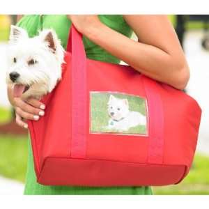  Photo Pet Carrier Tote Bag Small Red