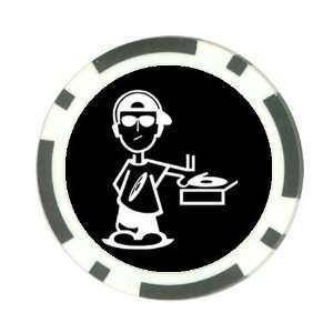  DJ rap disc jockey Poker Chip Card Guard Great Gift Idea 