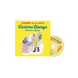  Curious George Goes to a Movie Book & CD Toys & Games