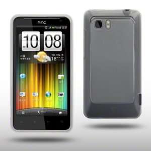  HTC HOLIDAY FROSTED TPU GEL CASE BY CELLAPOD CASES CLEAR 