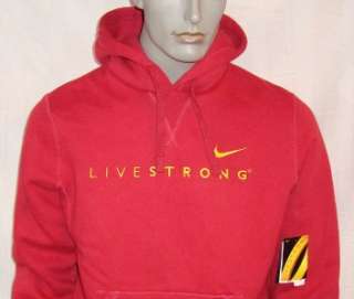630) L Nike LiveStrong Performance Cotton Poly Hoodie  