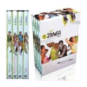   Aerobic Dance Exercise Workout Routine Class 4 Dvds Box set DVD  