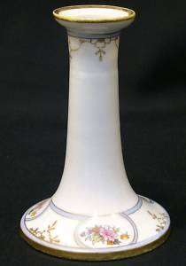 Candlestick Candle Holder Hand Painted Nippon  