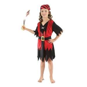  Pams Costume Girl Pirate Girl (Medium) Toys & Games