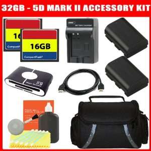 Mark II, EOS 7D Digital SLR Camera Includes (2Pcs) 16GB Compact Flash 