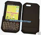   Motorola Titanium i1x Black Rubberized Snap On Hard Phone Case Cover