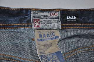   Dolce & Gabbana D&G Straight Leg Magic Jeans Size 32 EU 48  