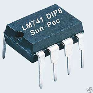 IC LM741 UA741CN General Purpose Op Amp DIP 8 x 4 pc NS  