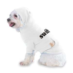  swift Hooded T Shirt for Dog or Cat X Small (XS) White 