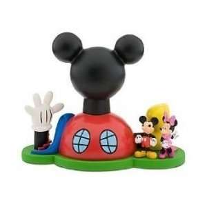 Disney Mickey Mouse Clubhouse Bank / Play Set with Mickey & Minnie 