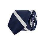 Macartney stripe linen cotton tie   cotton ties   Mens ties & pocket 