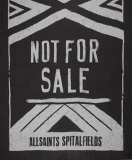 Anti trafficking Campaign  Not For Sale  AllSaints