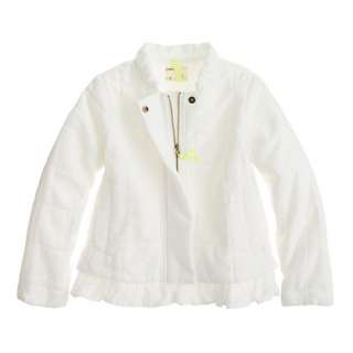 Girls quilted ruffle jacket   outerwear & jackets   Girls Shop By 