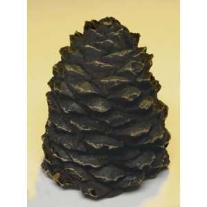   High Large Straight Ceramic Pine Cone For Gas Log Installation 1210BX
