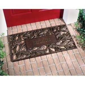    Whitehall Products Personalized Pinecone Mat Patio, Lawn & Garden