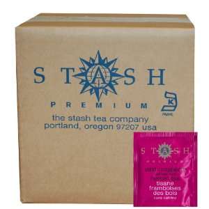 Stash Premium Wild Raspberry Herbal Tea, Tea Bags, 100 Count Box 