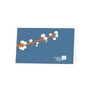 Business Holiday Thank You Cards   Winter Buds By Turquoise Creative