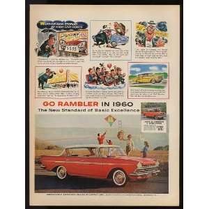 1960 Rambler Custom 4 Door Country Club Print Ad (10054)  