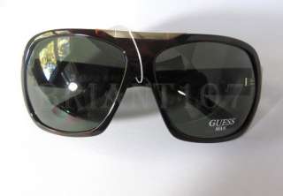 New GUESS Sunglasses GU6590 Amber Gold/Gray Smoke + Pouch $68.00 