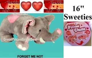   16 AUTHENTIC Valentines Sweeties PILLOW CHUMS Pets ELEPHANT  