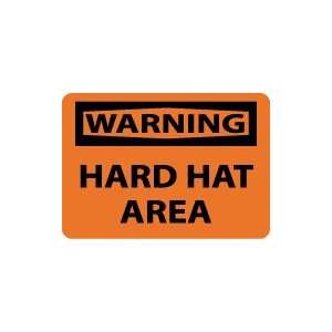  OSHA WARNING Hard Hat Area Safety Sign