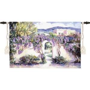 Wistful Wisteria Southwest Tapestry Wall Hanging 