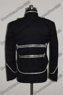 My Chemical Romance Military Parade Jacket Black Silver  