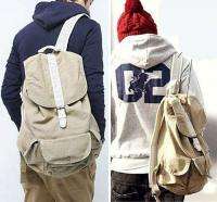 Men Women Canvas Travel GYM Duffle Backpack Shoulders Bag School 