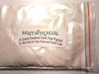Green pearl 4 HOK paint powder coat custom airbrush  