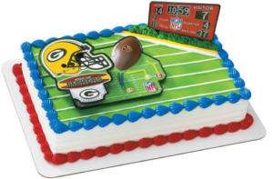 GREEN BAY PACKERS NFL CAKE DECORATION TOPPER NEW  