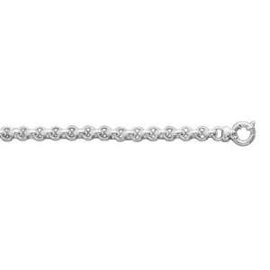   Ladies Sterling Silver 9 mm Extra Large 20 cm Chain Bracelet Jewelry