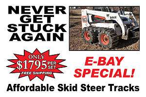   Steer Tracks for a Bobcat 763 and Others with   