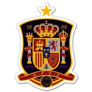  Spain National Football La Roja sticker 4 x 5 