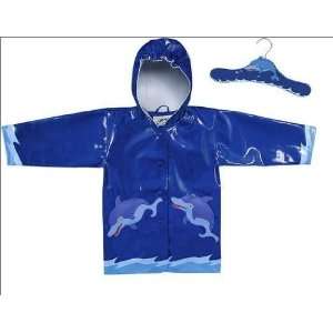  Kidorable Dolphin Raincoat Rain Coat Size 4T Baby