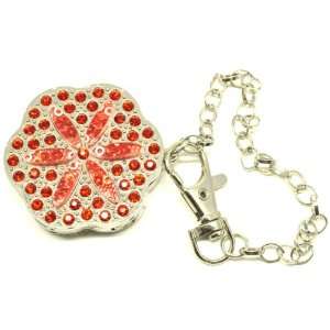   Shaped Red Foldable Handbag Hanger with Key Chain