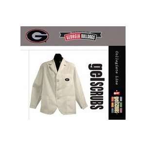 Georgia Bulldogs Scrub Style Short Consultation Jacket from GelScrubs 