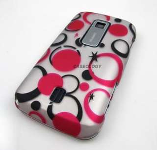 PINK DOTS PHONE COVER HARD CASE CRICKET HUAWEI ASCEND  