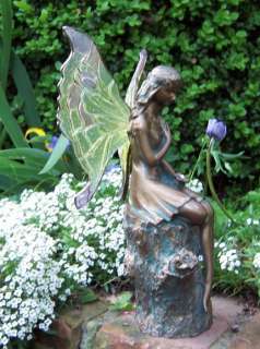 FAIRY SCULPTURE, IN OR OUT, Translucent Wings  
