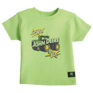  John Deere Toddler Power Rules T Shirt   ST20200