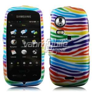 VANMOBILEGEAR Samsung Instinct HD   Colorful Stripes Design Hard 2 Pc 