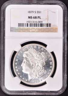 1879 S MORGAN S$1 NGC MS 68 PL  