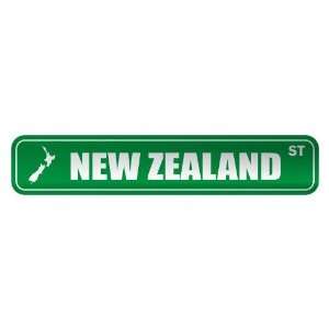   NEW ZEALAND ST  STREET SIGN COUNTRY