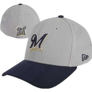 Milwaukee Brewers Gray Max Flex Fit Hat
