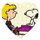 Carsons Collectibles Jigsaw Puzzle Heart of Art Deco Snoopy with 